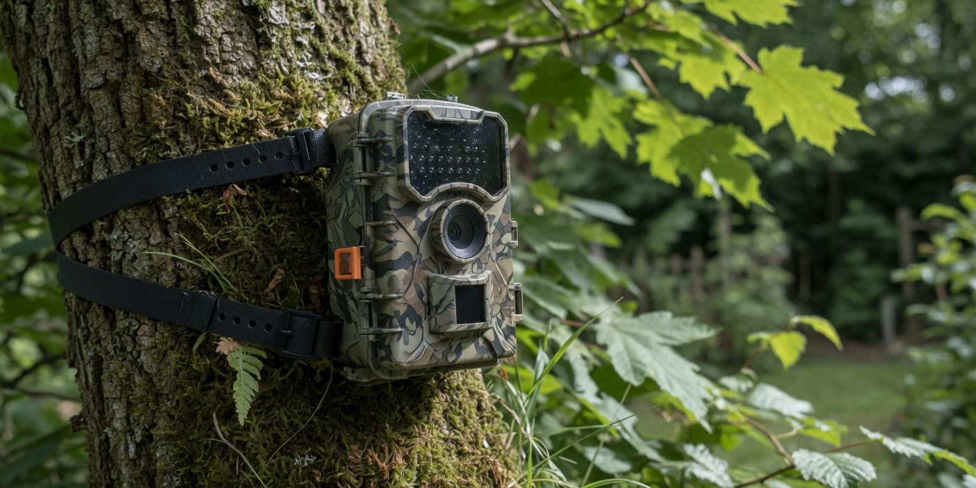 Une caméra de chasse fixée à un tronc en lisière de forêt – l'outil le plus sous-estimé de la recherche