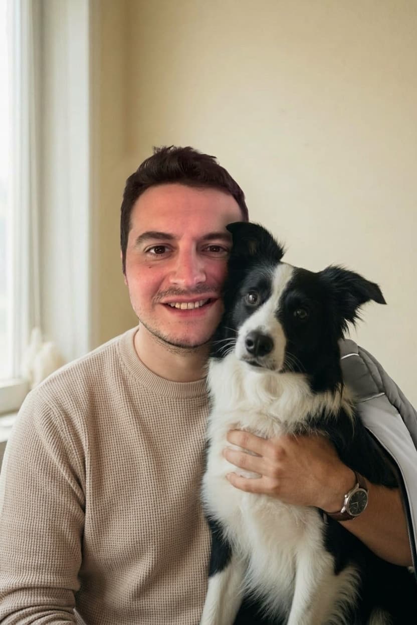 David, CEO — Django (Border collie)